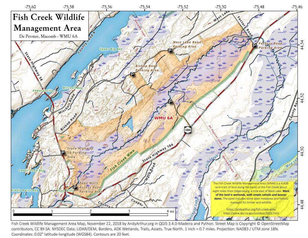  Fish Creek Wildlife Management Area