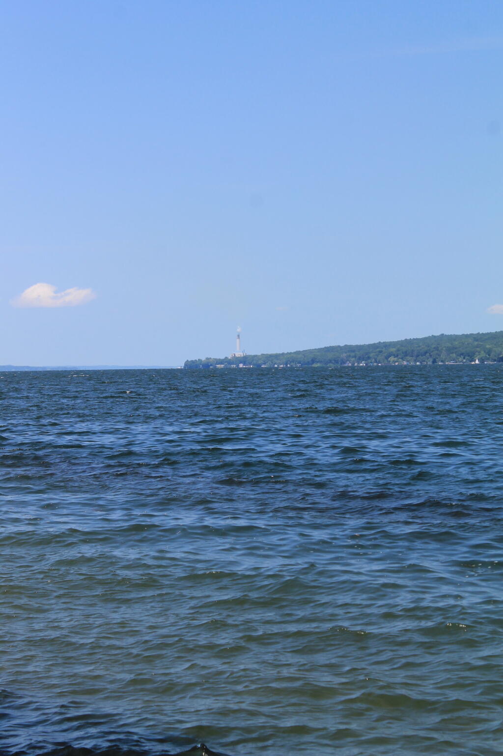AES Cayuga Coal Power Plant in Distance
