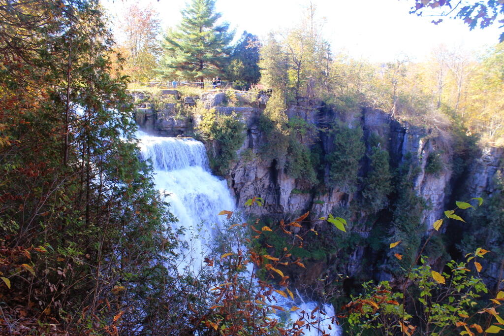 Side View of Falls