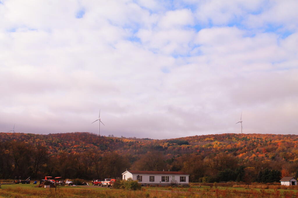 Wind Turbines and a Double Wide