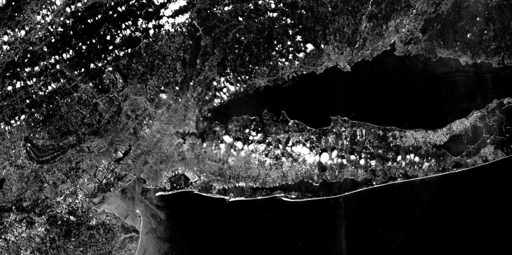 CORONA 2 Declassified Spy Satellite Photo of New York City, August 29, 1963 (!)