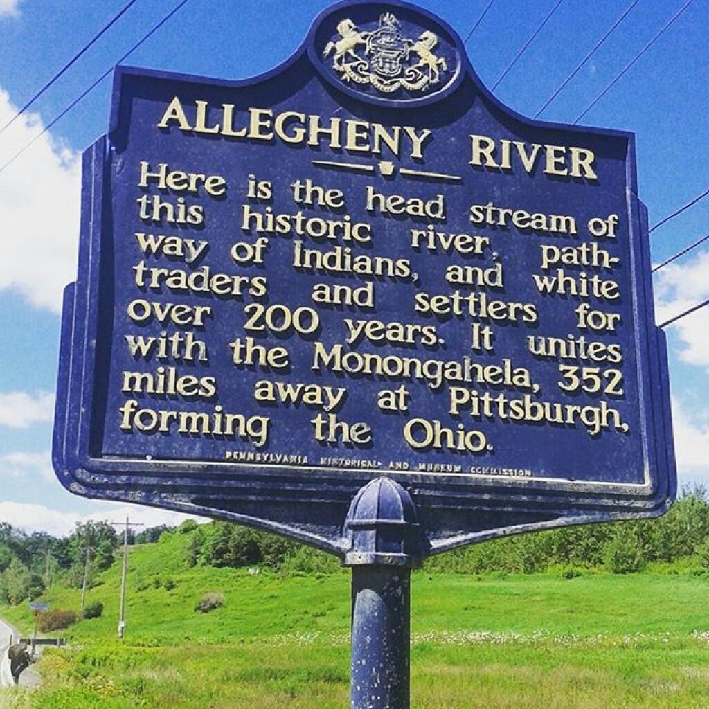 Start of the Allegheny River