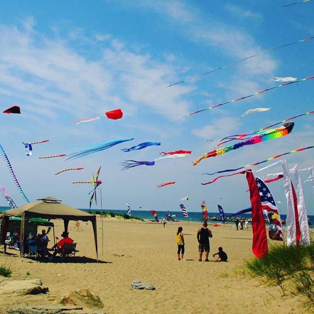 Sky full of Beach Kites