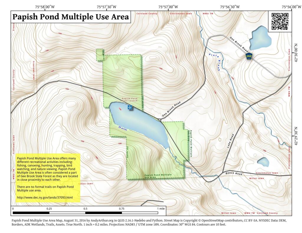  Papish Pond Multiple Use Area