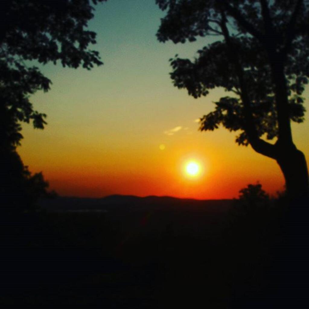 Sunset from Leonard Hill Overlook