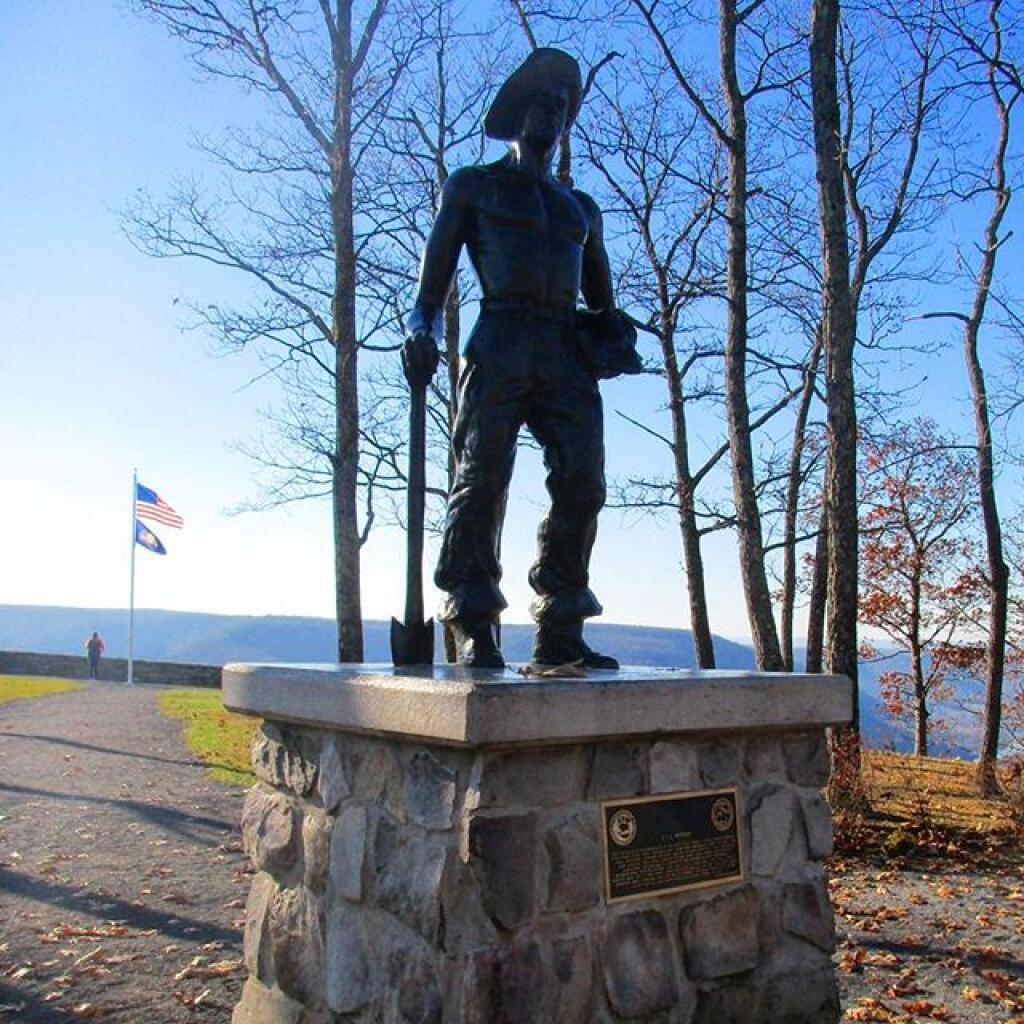 Monument to the Civilian Conservation Corp Worker