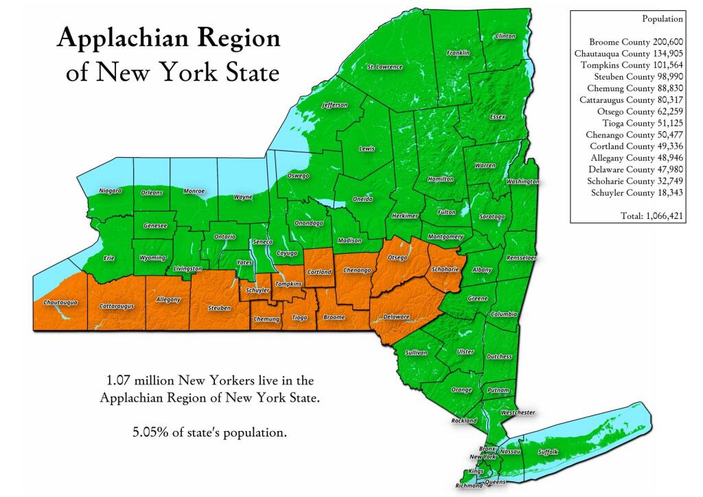  Applachian Region Of New York State