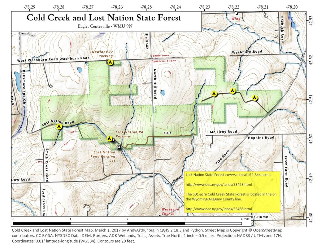  Cold Creek And Lost Nation State Forest