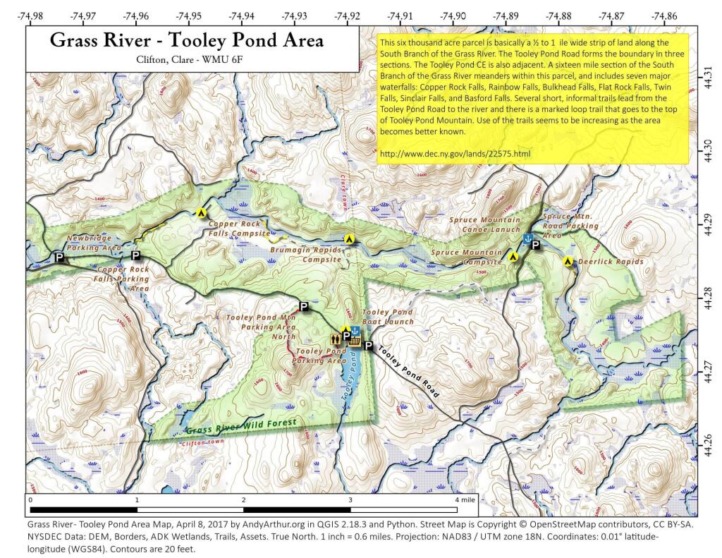  Grass River - Tooley Pond Area