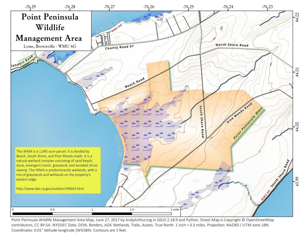  Point Peninsula Wildlife Management Area