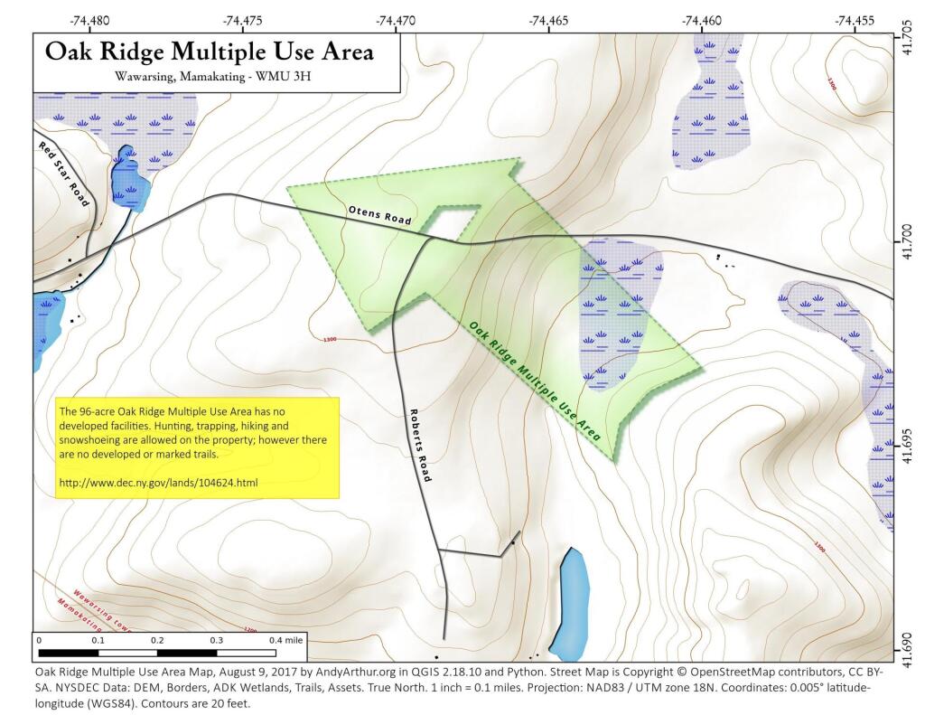  Oak Ridge Multiple Use Area
