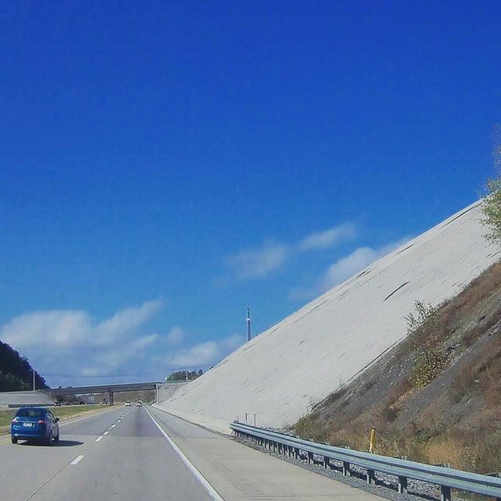 Acid Mine Drainage Cap Along Interstate 99