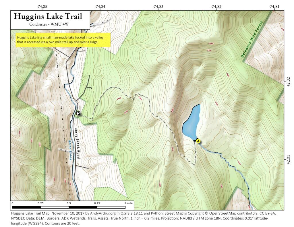  Huggins Lake Trail