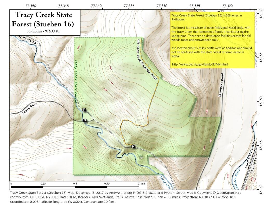 Tracy Creek State Forest (Steuben 16)