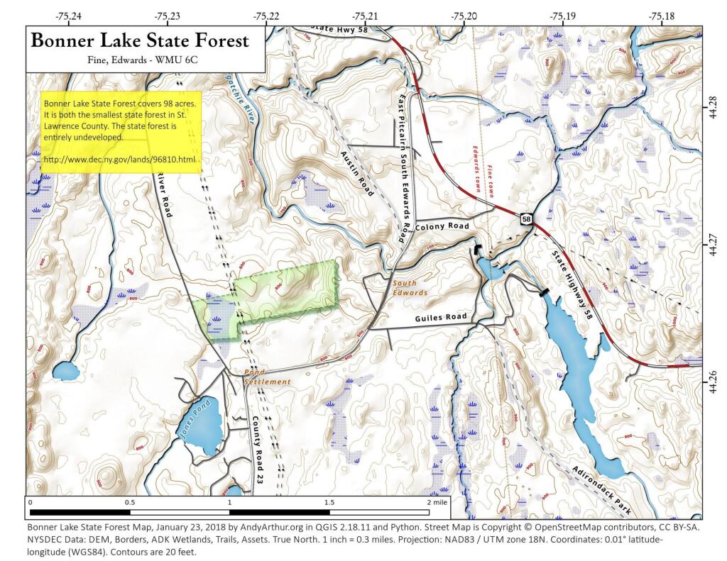  Bonner Lake State Forest