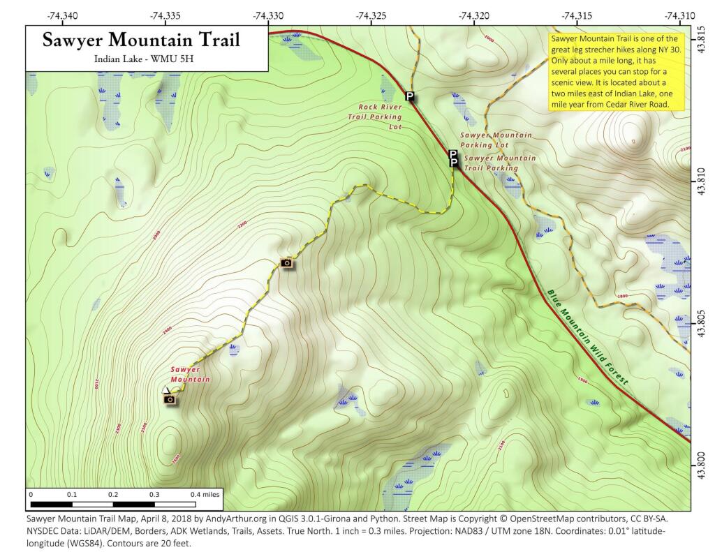  Sawyer Mountain Trail