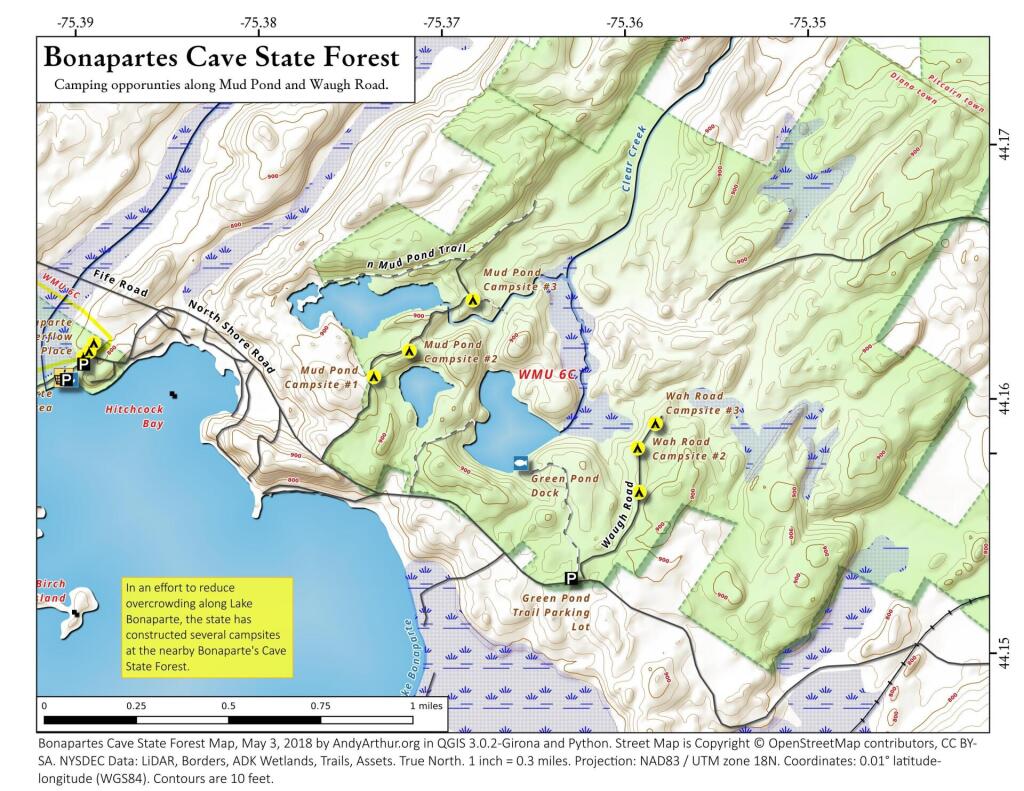  Bonapartes Cave State Forest - New Camping Opporunties