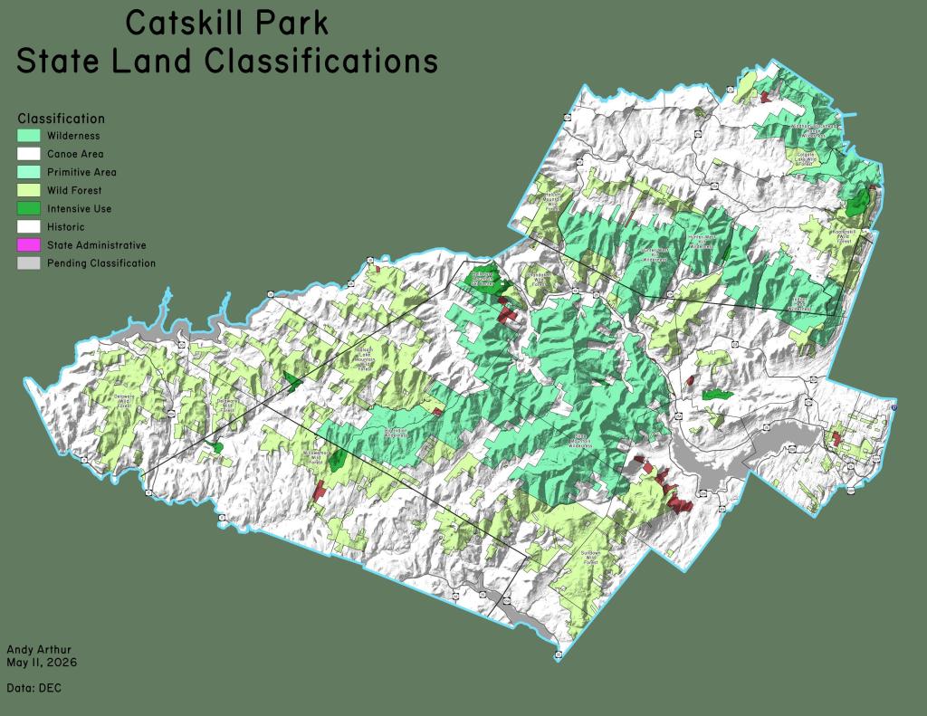 Catskill Park State Land Classifications