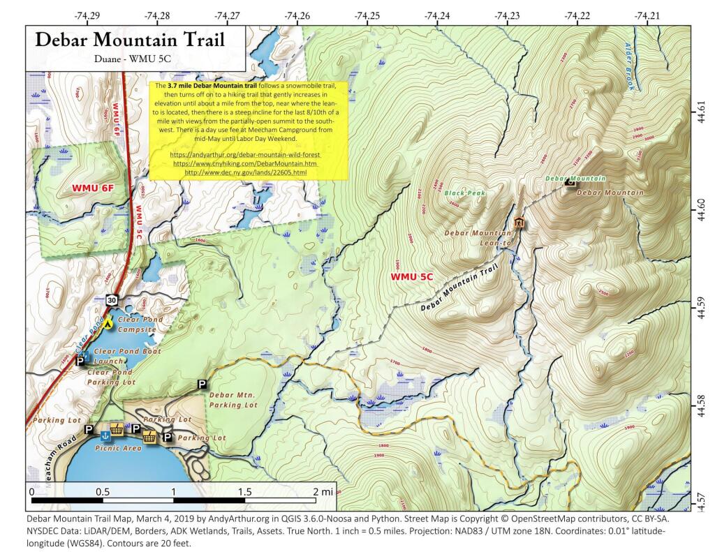  Debar Mountain Trail