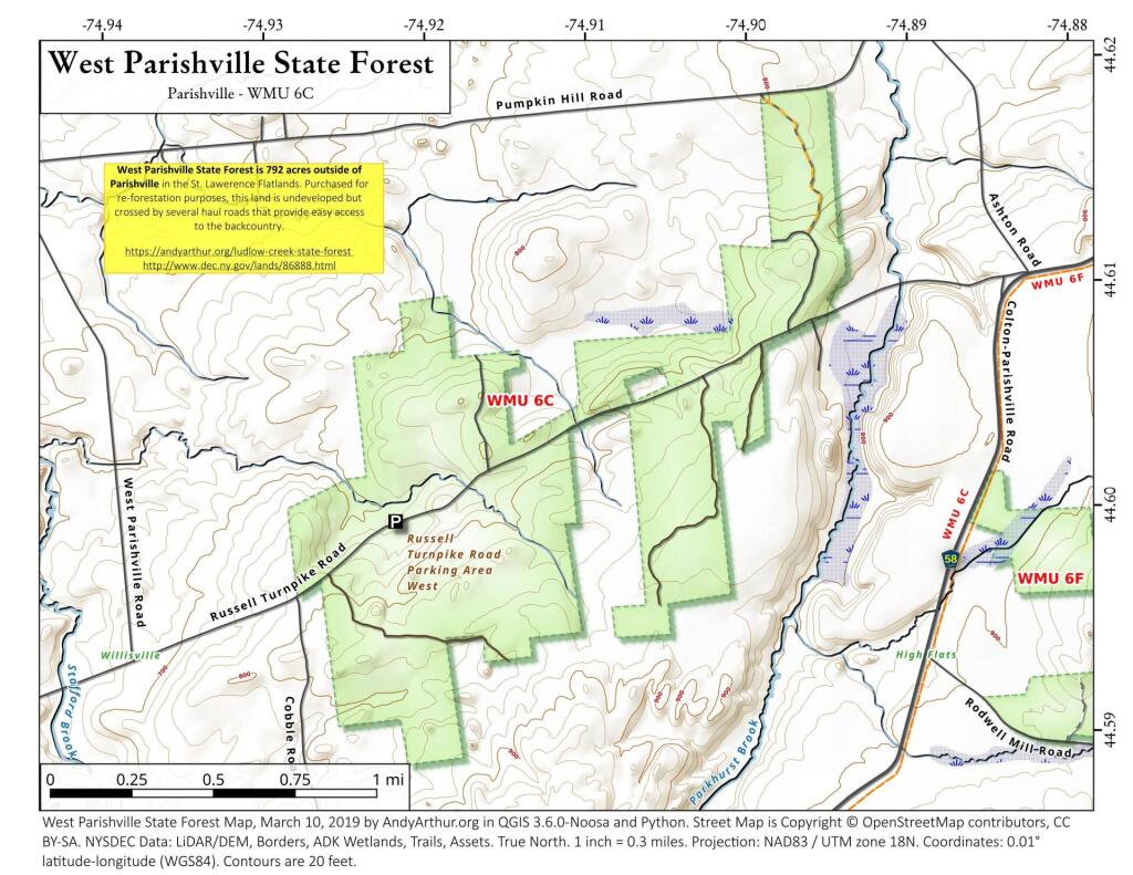 West Parishville State Forest