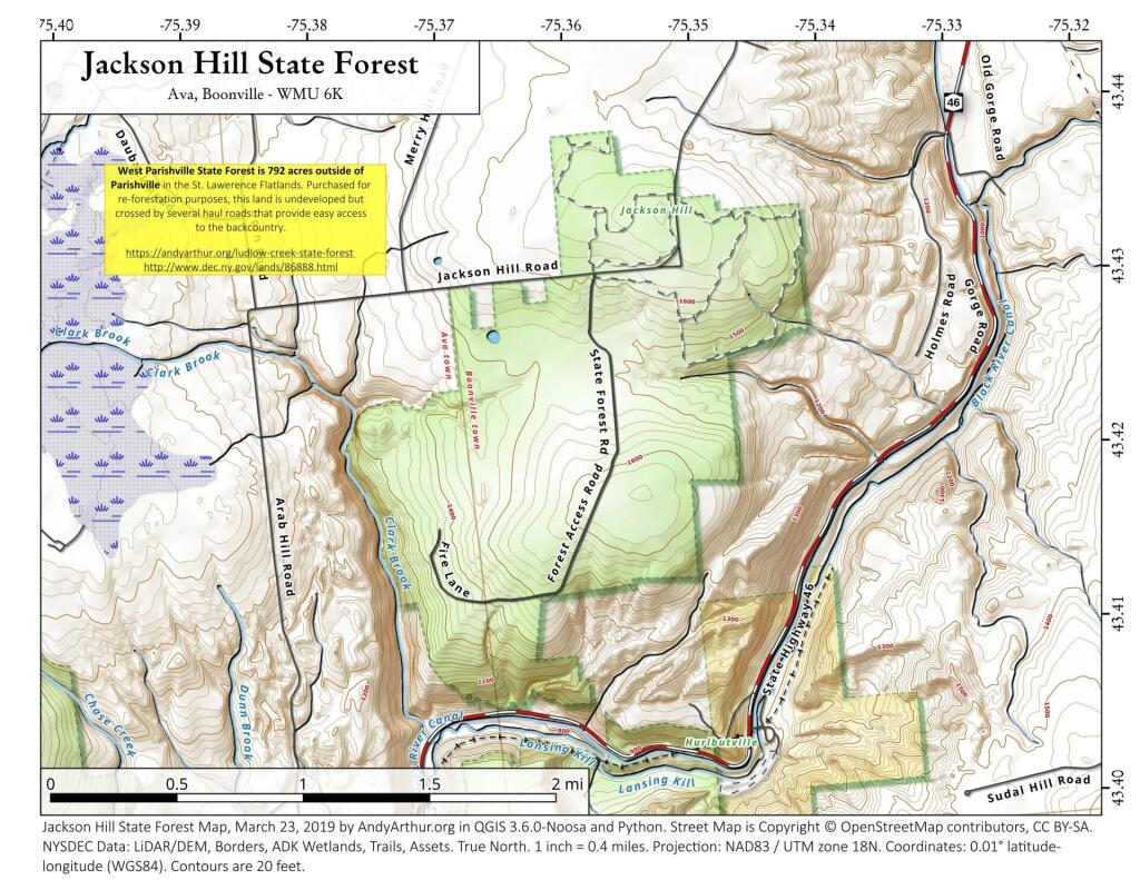  Jackson Hill State Forest