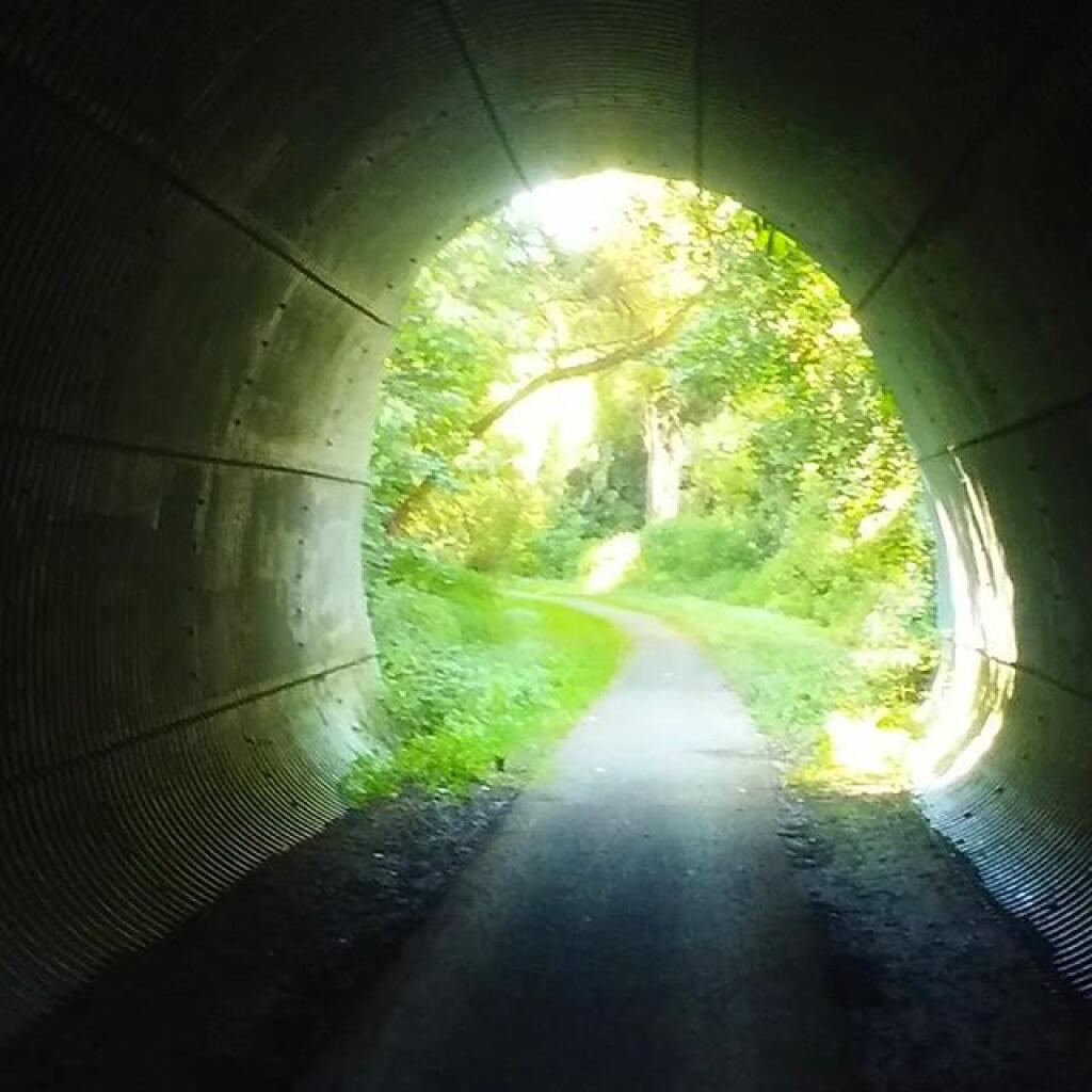 At the end of the tunnel