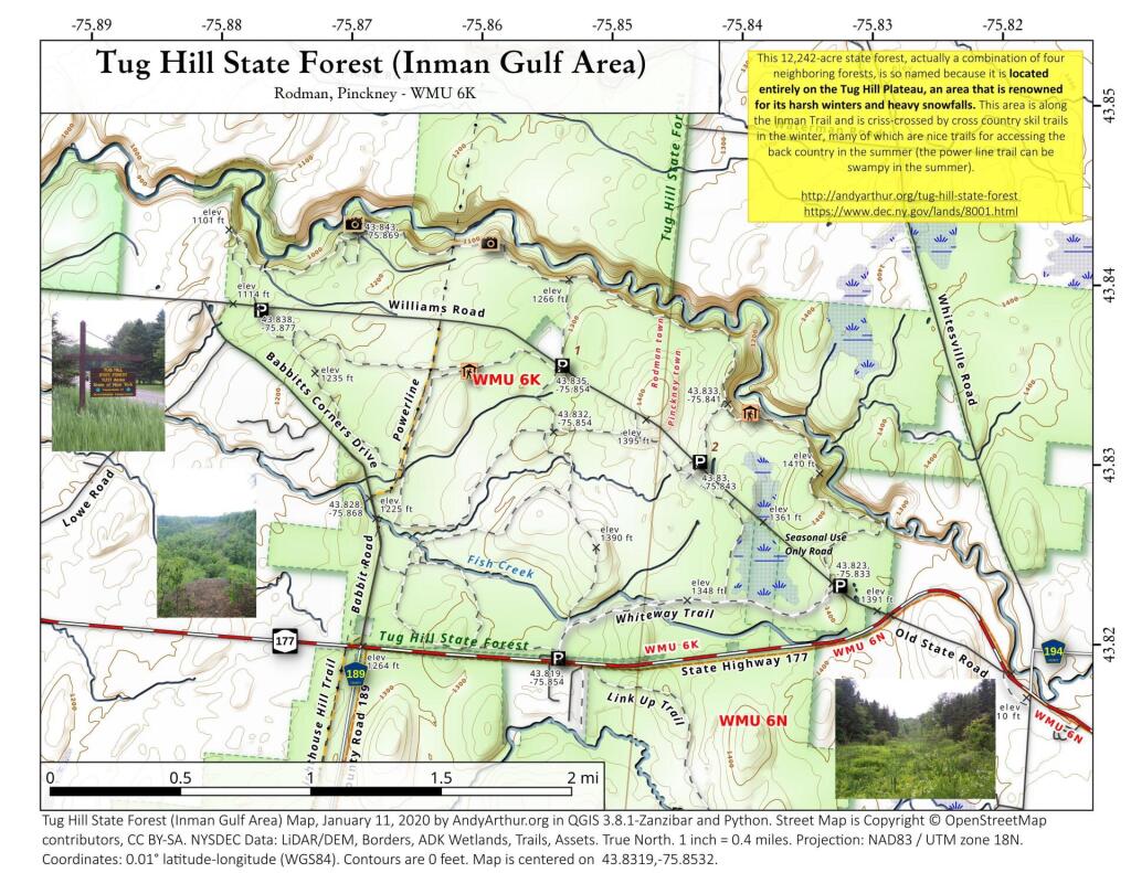  Tug Hill State Forest (Inman Gulf Area)