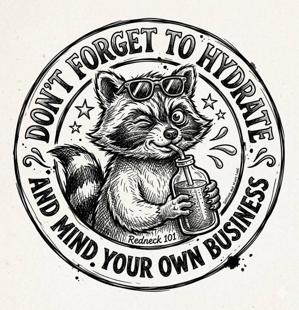Don\'t Forget to Hydrate and Mind Your Own Business [Expires July 29 2026]