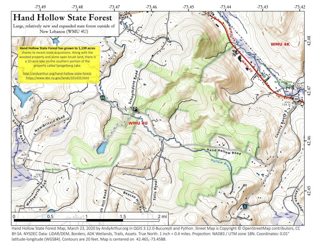 Hand Hollow State Forest