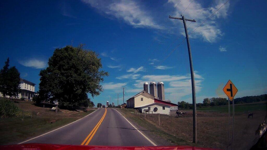 Old Farmhoues And Barn