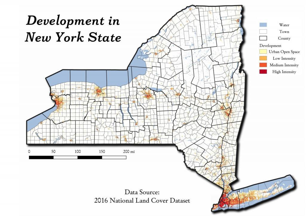 Developed Areas in New York