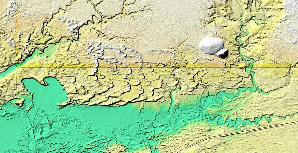 Terrain  Rome Sand Plains LIDAR