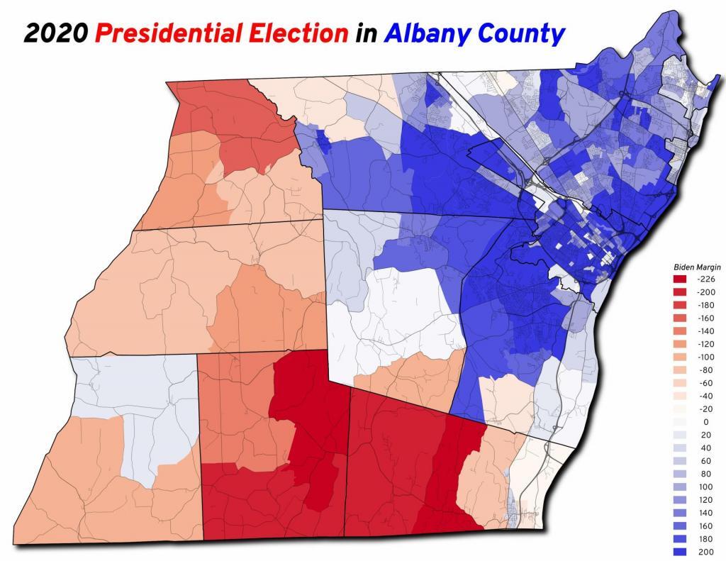 2020 Presidential Election in Albany County
