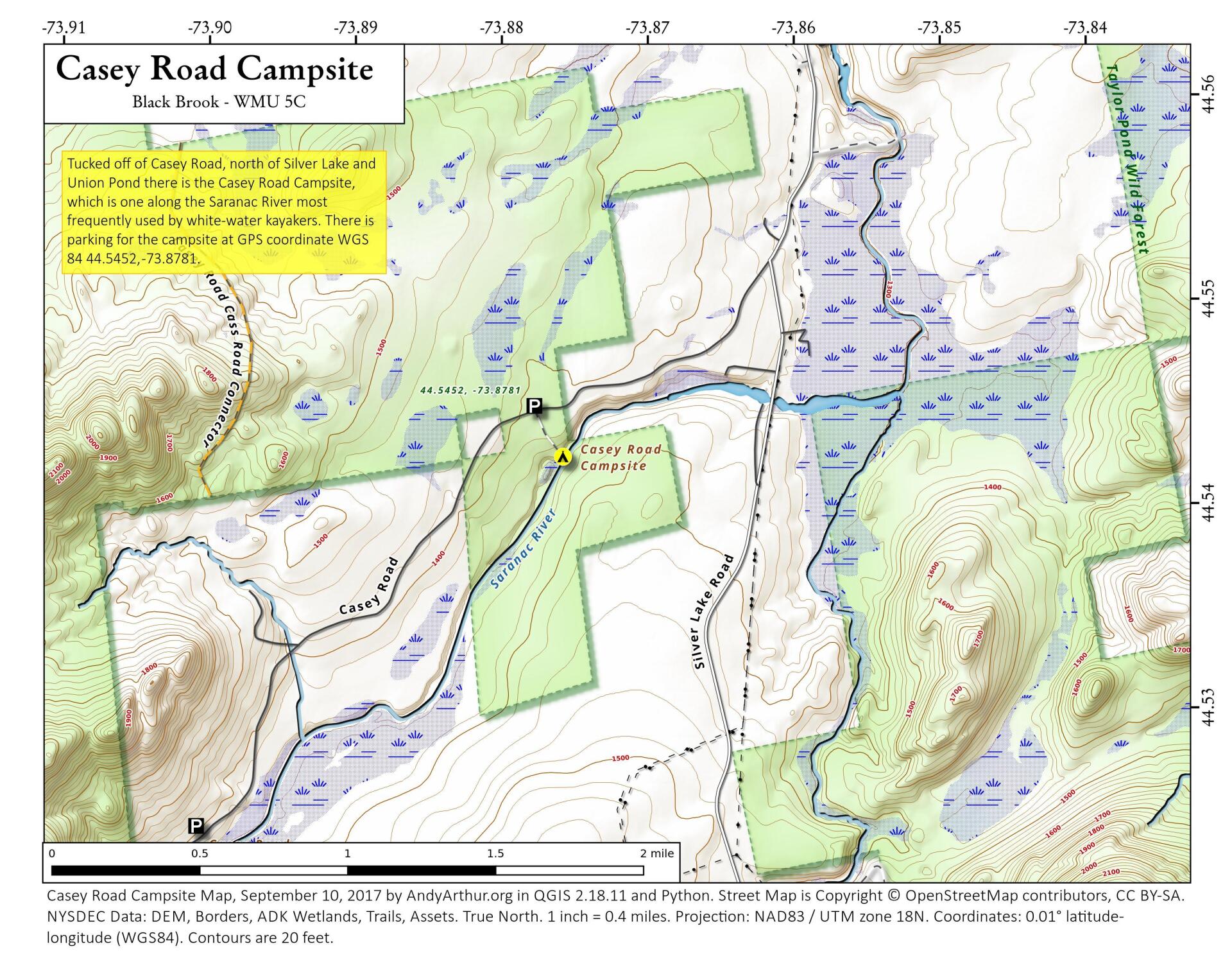 Camp Casey Map