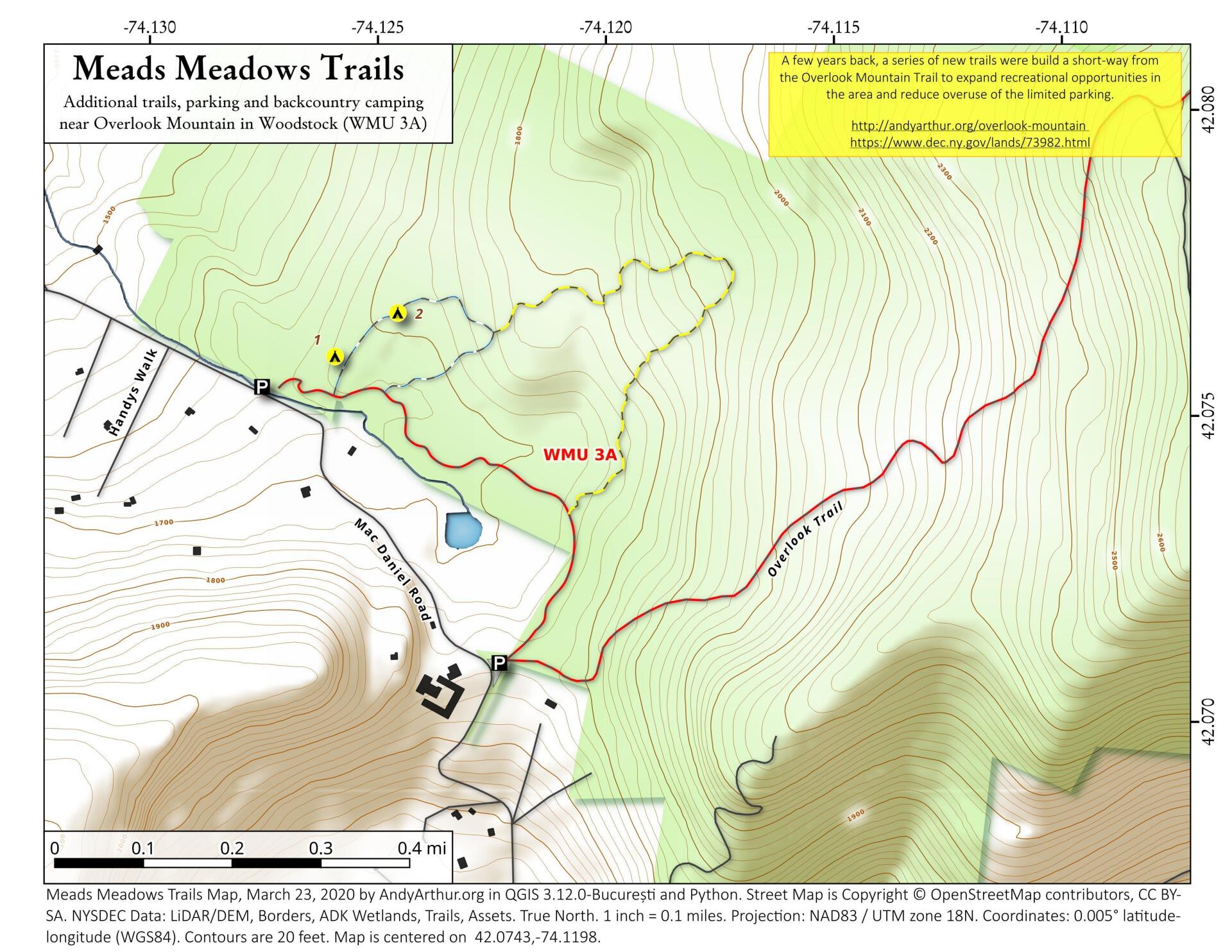 Fleming Meadows Trail Map