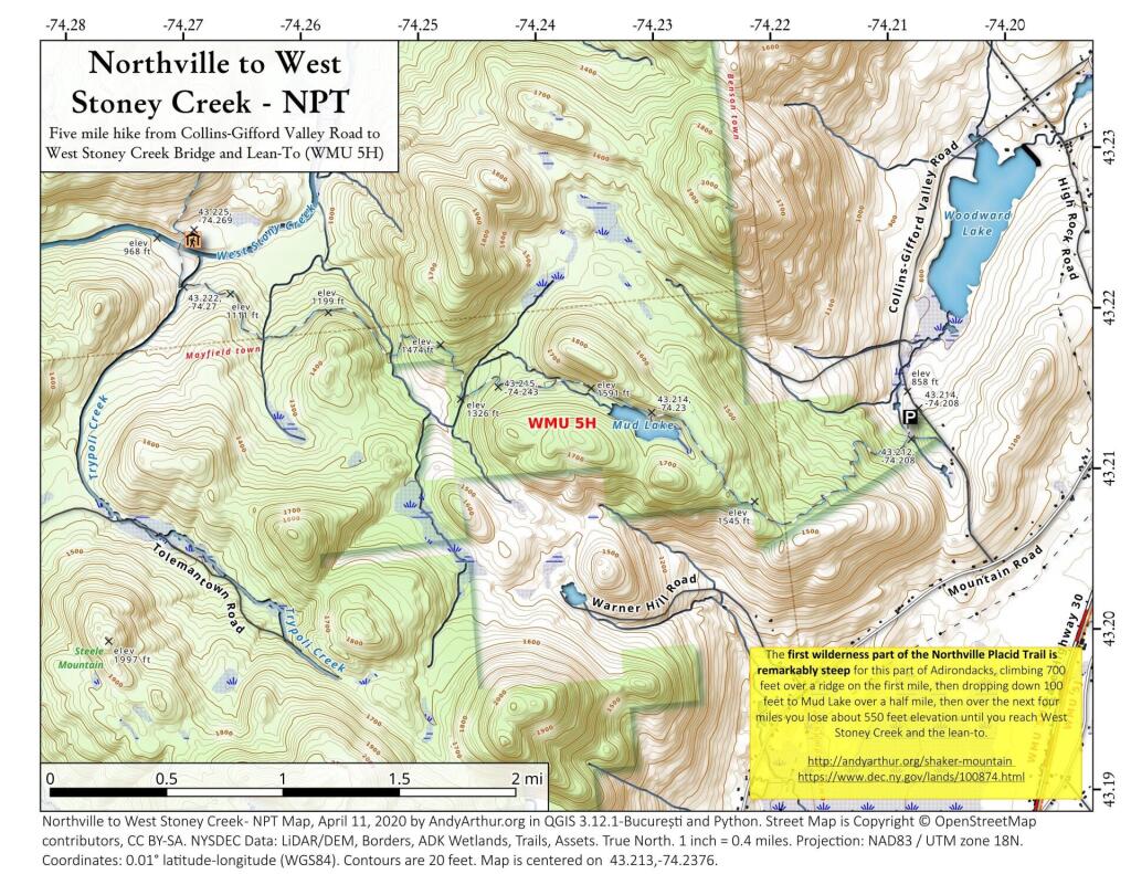 Map Northville To West Stoney Creek Npt Andy