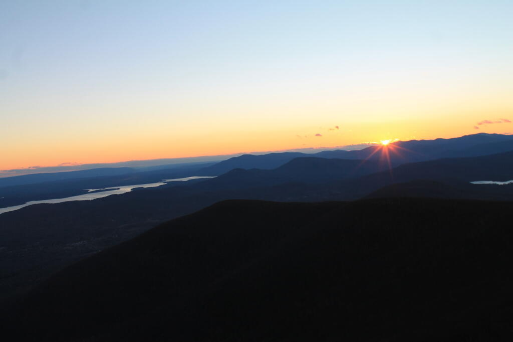 Photo: Sun Sets Over the Catskill High Peaks