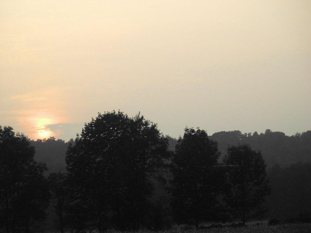 Photo: Hot, Hazy, Sunset