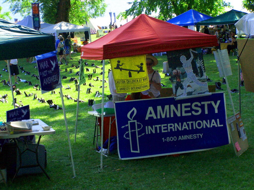 Photo: Amesty International Booth