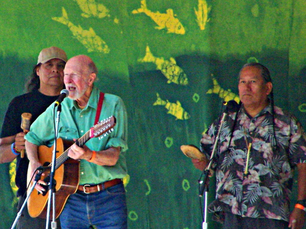 Photo: Pete Blesses the River