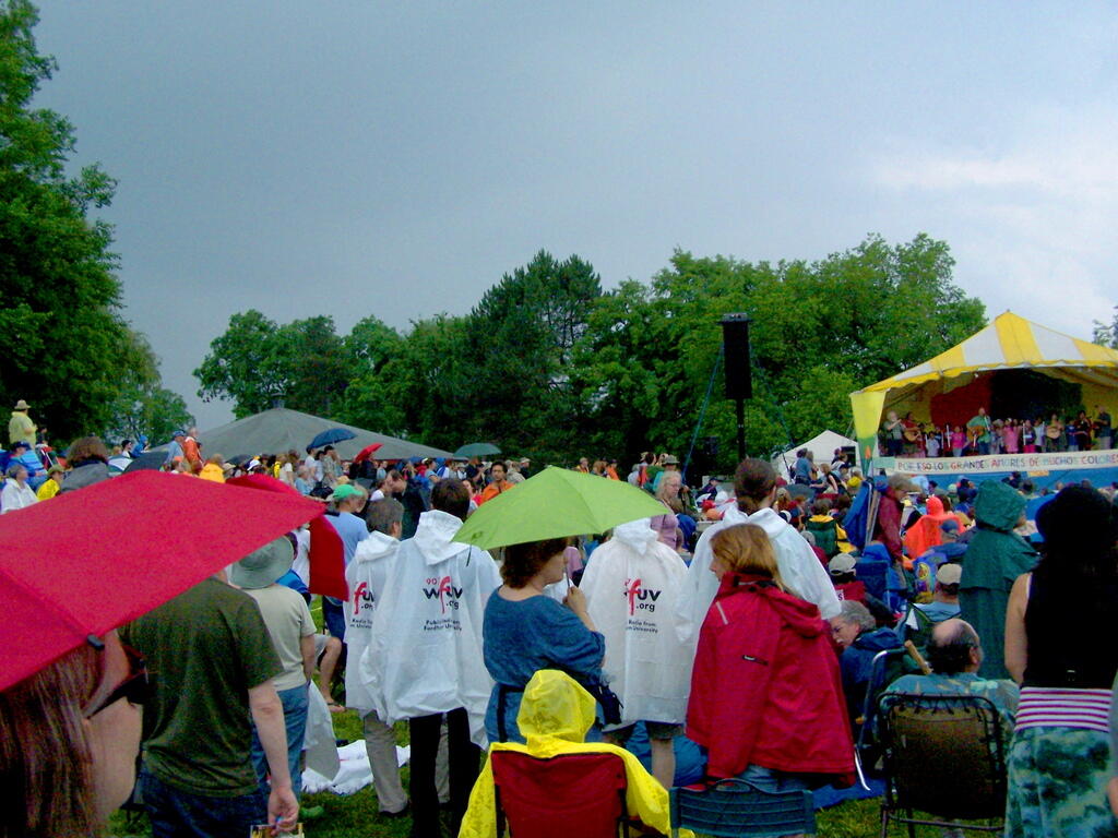 Photo: Standing Around in the Rain