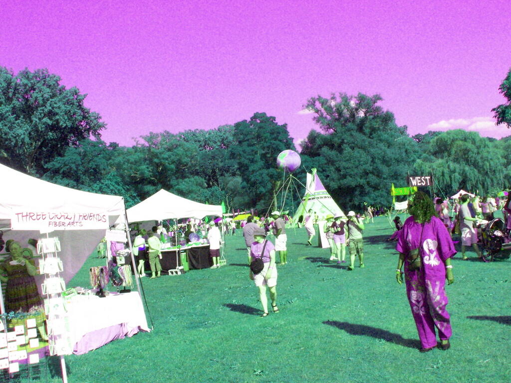 Photo: Walking Around the Festival