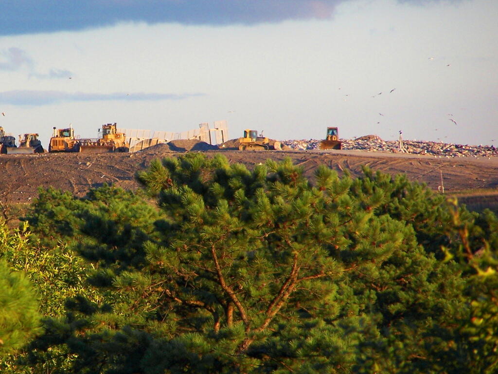 Photo: Plowing Day's Trash