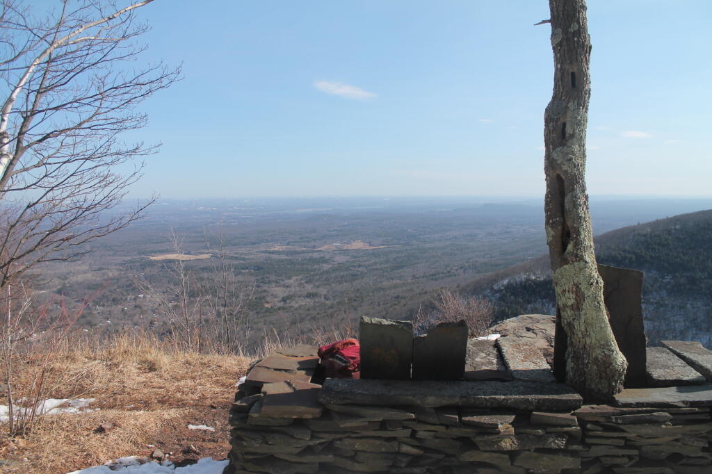 Photo: Stone Chairs at Palenville Overlook