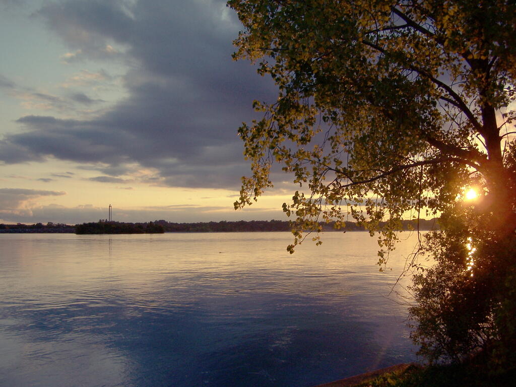 Photo: Sunset Over River