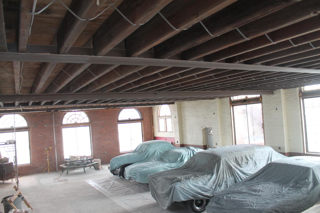 Photo: Cars Stored on Second Floor