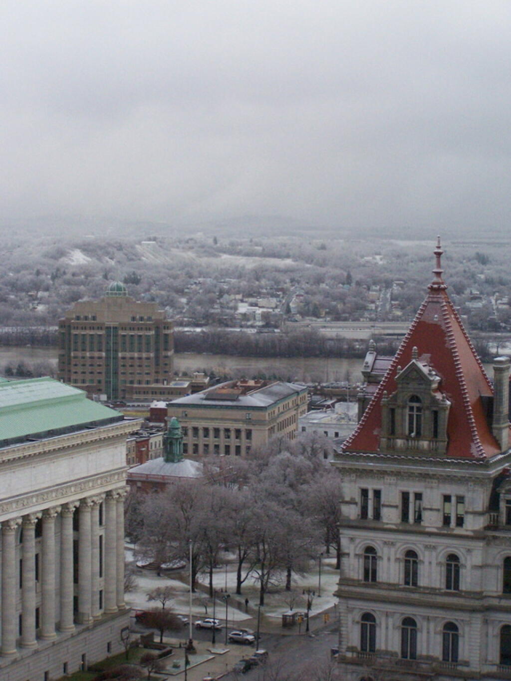 Photo: Snow Across Hudson