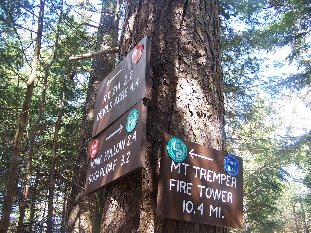 Photo: Red and Blue Trail Meets
