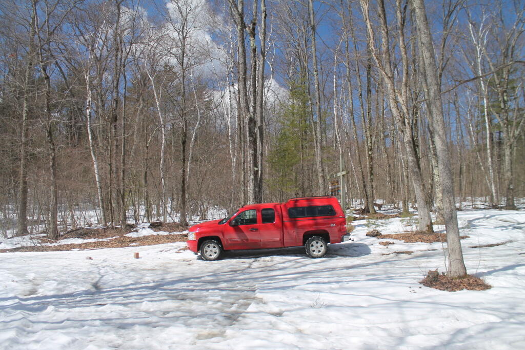 Photo: Snow Covered Parking Area