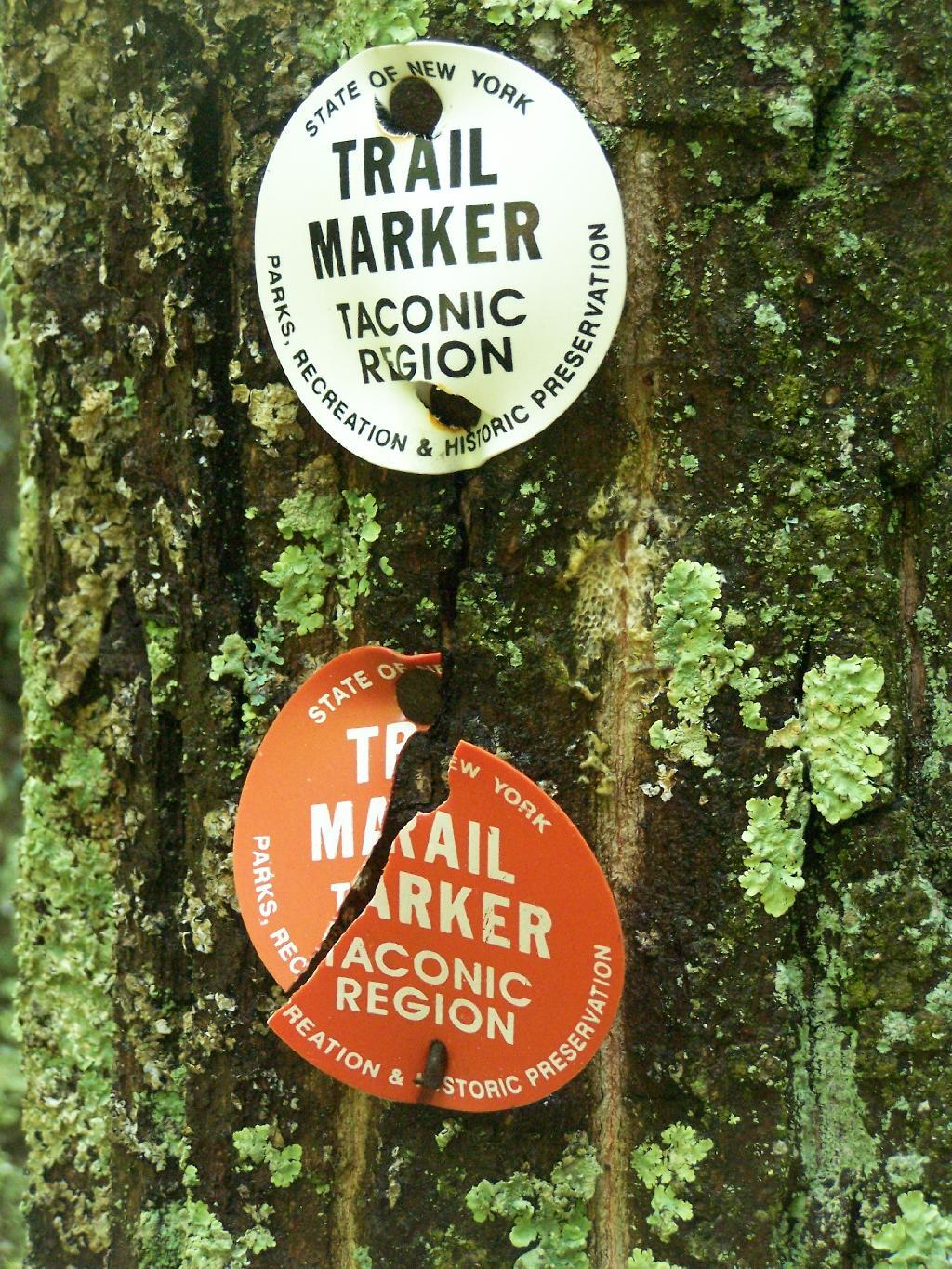 Photo: Old Trail Markers